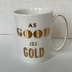 Kate Spade mug As Good As Gold mug 12oz Lenox